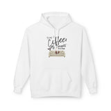 Drag Up Coffee is My Therapy Fleece Hoodie