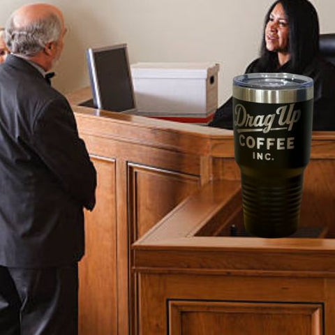 30oz Drag Up Time Tumbler