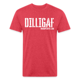 DILLIGAF TEE - heather red